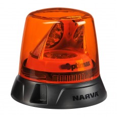 OPTIMAX LED ROTATING BEACON AMBER/GREEN FLANGE BASE