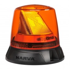 OPTIMAX LED ROTATING BEACON AMBER/GREEN FLANGE BASE