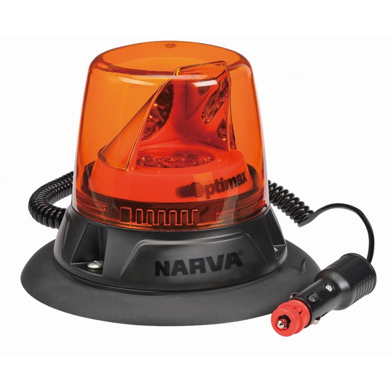 OPTIMAX LED ROTATING BEACON AMBER MAGNETIC MOUNT