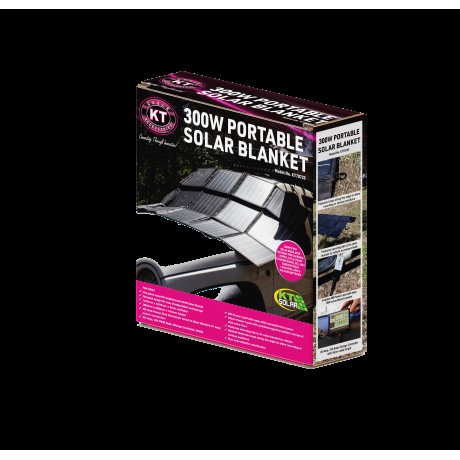 300W 12V PORTABLE SOLAR BLANKET FOLDING KIT