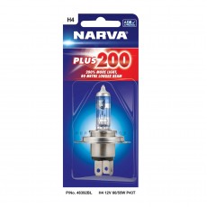 PLUS200 H4 12V 60/55W P43T 