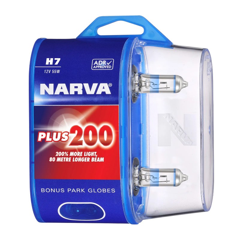 PLUS200 H7 12V 55W PX26D TWIN PACK
