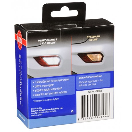 12/24V BA15S LED GLOBES HP REV 