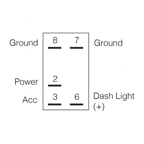 12/24V SWITCH ROCKER OFF/ON