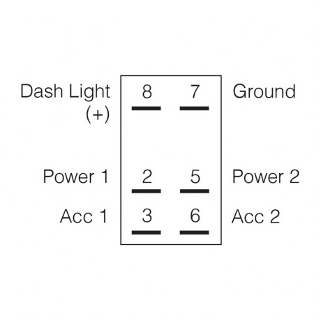 12/24V SWITCH ROCKER OFF/ON/ON