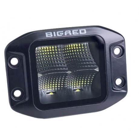 3.2IN BIG RED FLUSH LAMP