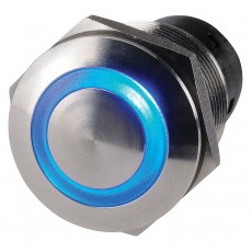 SWITCH LED BLUE MOMENTARY ON PUSH BUTTON