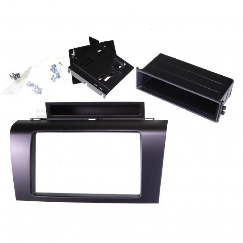 SINGLE & DOUBLE DIN BLACK FACIA KIT TO SUIT MAZDA 3