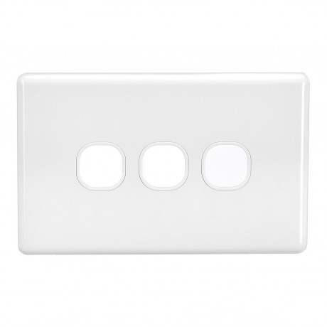 3 GANG BLANK SWITCH WHITE