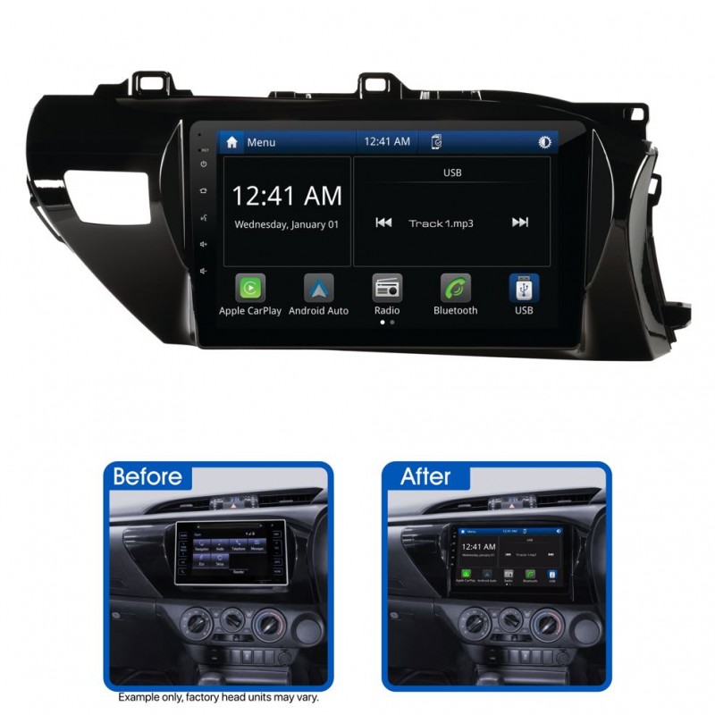10IN MULTIMEDIA RECEIVER TO SUIT TOYOTA HILUX (2020-ON)