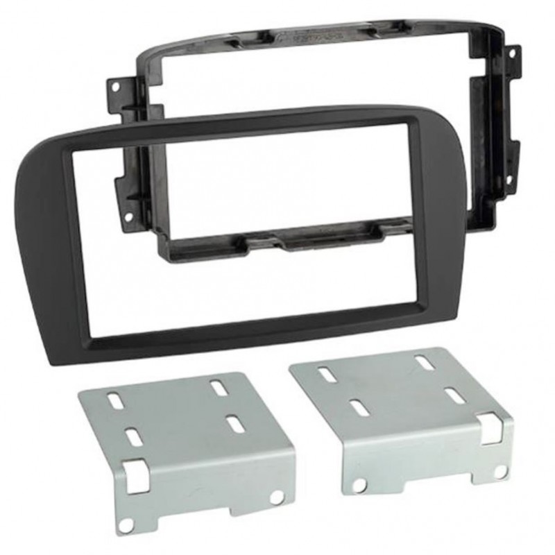 DOUBLE DIN BLACK FACIA KIT TO SUIT MERCEDES - SL R230