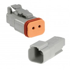 2 WAY DEUTSCH CONNECTOR KIT 10 PACK PAIR