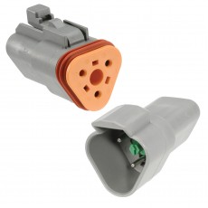 3 WAY DEUTSCH CONNECTOR KIT 10 PACK PAIR