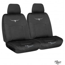 CANVAS BOXED SEAT COVER BLACK 30