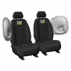 CANVAS FRONT SEAT COVER PAIR BLACK SIZE 30 BOX