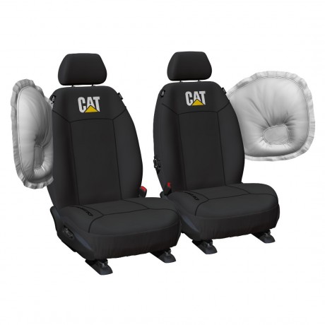CANVAS FRONT SEAT COVER PAIR BLACK SIZE 30 BOX