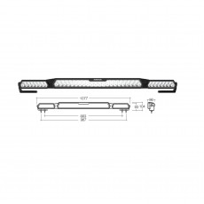 ULTIMA LIGHT BAR JOINER USE TO MAKE 40 INCH BAR