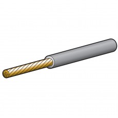 SINGLE CORE 4MM 25A 100M GREY