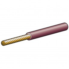 CABLE SGLE 4MM 25AMP 30M BROWN