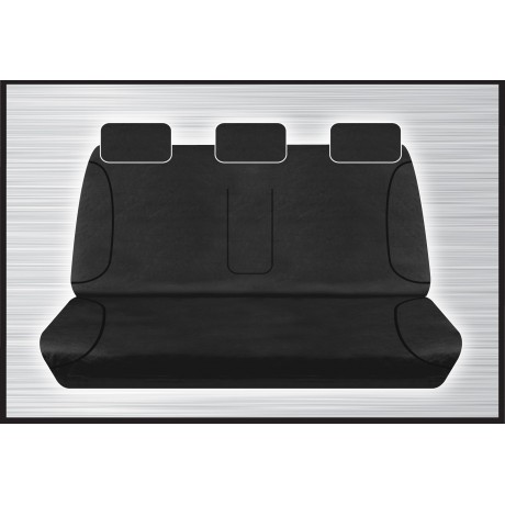 BLACK CANVAS REAR BENCH SEAT COVER  - RANGER/BT50