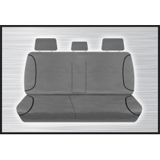 GREY CANVAS REAR BENCH SEAT COVER - HILUX 07/2015 ONWARD