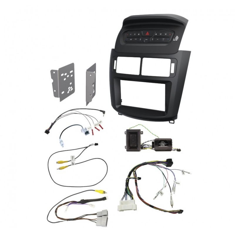 DOUBLE DIN INSTALL KIT FOR FORD TERRITORY SZ MK1 SATIN BLACK