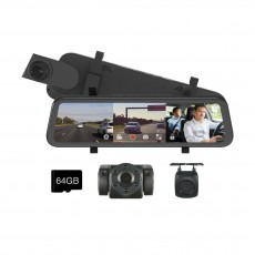 9IN TOUCH SCREEN MIRROR DISPLAY 1080P HD TRIPLE CAMERA KIT