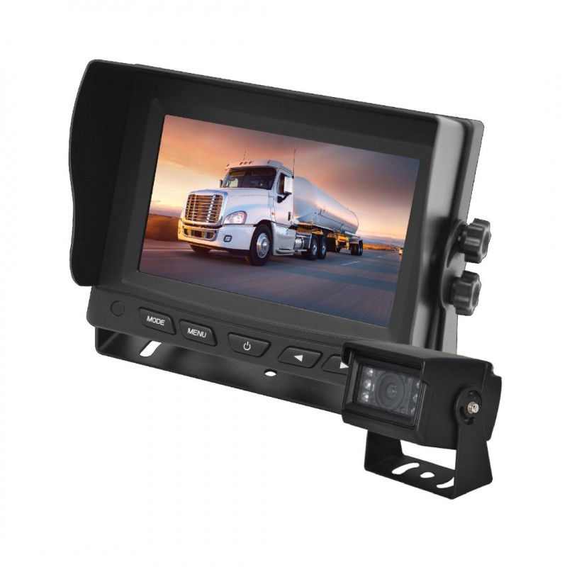 5IN COMMERCIAL GRADE DASH MOUNT DISPLAY REVERSE CAMERA KIT