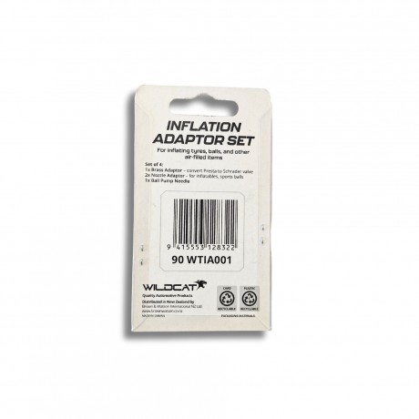 TYRE INFLATOR ADAPTOR SET (4 PIECES)