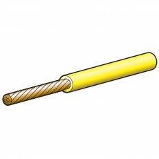 CABLE SINGLE 4MM 25AMP 30M YW