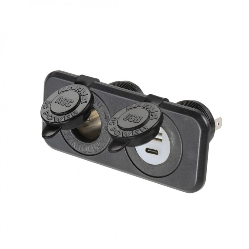 HEAVY DUTY TWIN ACCESSORY/USB/USB C SOCKET