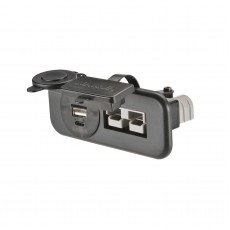 HEAVY DUTY TWIN 50A CONNECTOR/USB/USB C SOCKET