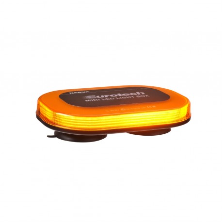 12/24V EUROTECH MINI LED LIGHT BOX MAGNETIC BASE AMBER