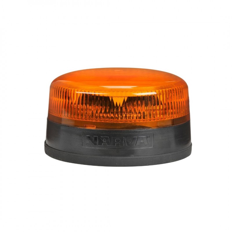 9-33V LOW PROFILE EUROTECH II LED STROBE/ROTATOR AMBER MAGNET