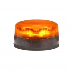 9-33V LOW PROFILE EUROTECH II LED STROBE/ROTATOR AMBER MAGNET