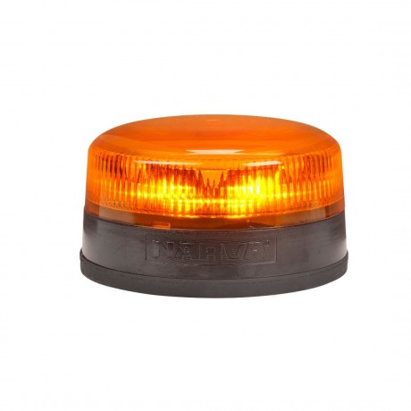 9-33V LOW PROFILE EUROTECH II LED STROBE/ROTATOR AMBER MAGNET