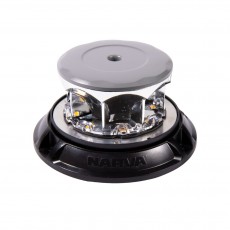 9-33V SHORT PROFILE EUROTECH II LED STROBE/ROTATOR AMB FLANGE