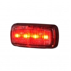 9-33V MDL63 LED REAR END OUTLINE MARKER RED 0.5M BLACK BASE