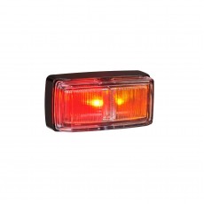 9-33V MDL80 LED RED/AMBER SIDE MARKER LAMP BLK B 0.5M CABLE