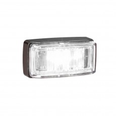 9-33V MDL80 LED FRONT END OUTLINE MARKER WHITE BLK B 2.5M