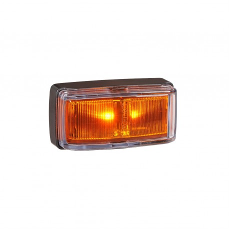 9-33V MDL81 LED SIDE DIR INDICATOR AMB BLK DEFLECTOR B 0.5M