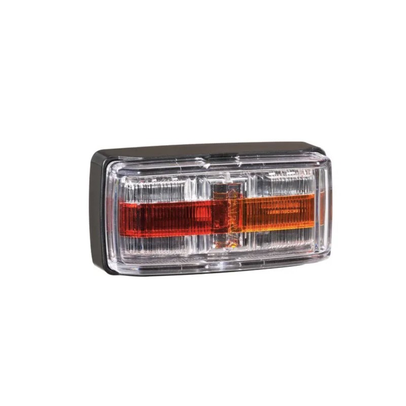 9-33V MDL81 LED SIDE MAR SIDE DIR IND RED/AMB/AMB BLK B 0.5M 