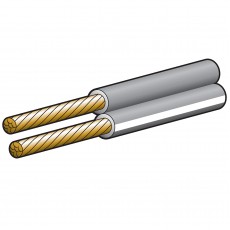 CABLE FIGURE8 3MM10AMP 100M GY