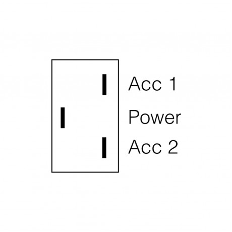SWITCH TOGGLE RETURN/OFF/RETUN