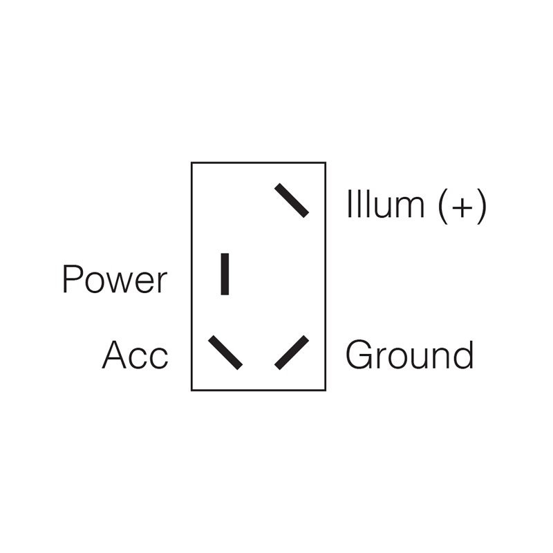 SWITCH TGLE 30AMP SPST ILLUM L