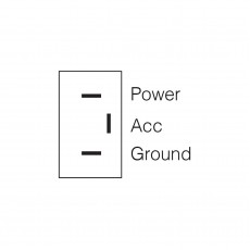 SWITCH TOG OFF/ON LED (AMBER)