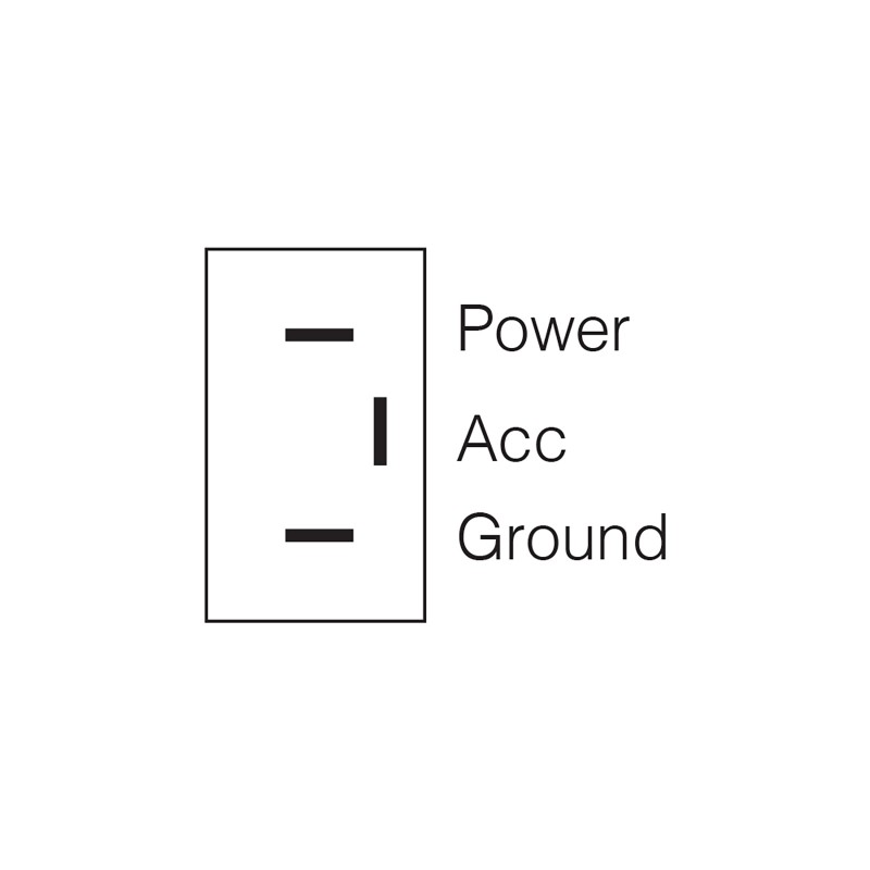 SWITCH TOG H/D OFF/ON LED RED