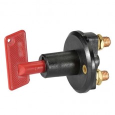 PLASTIC BATTERY MASTER SWITCH WITH REMOVABLE KEY