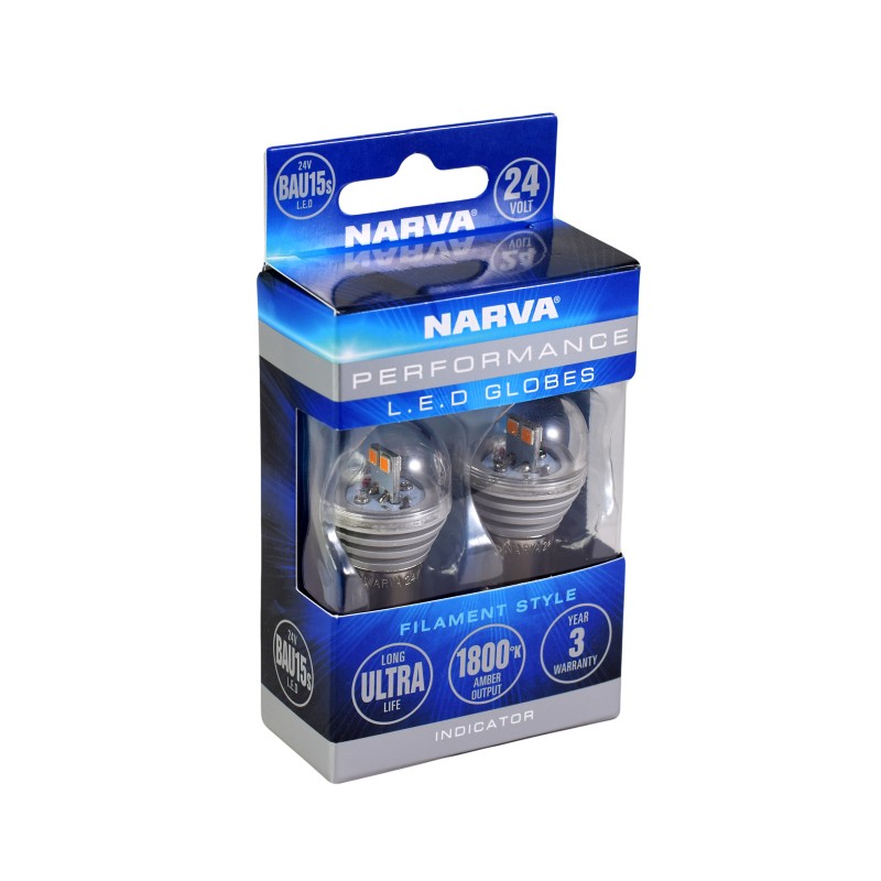 LED BAYONET GLOBE 24V BAU15S 310Lm