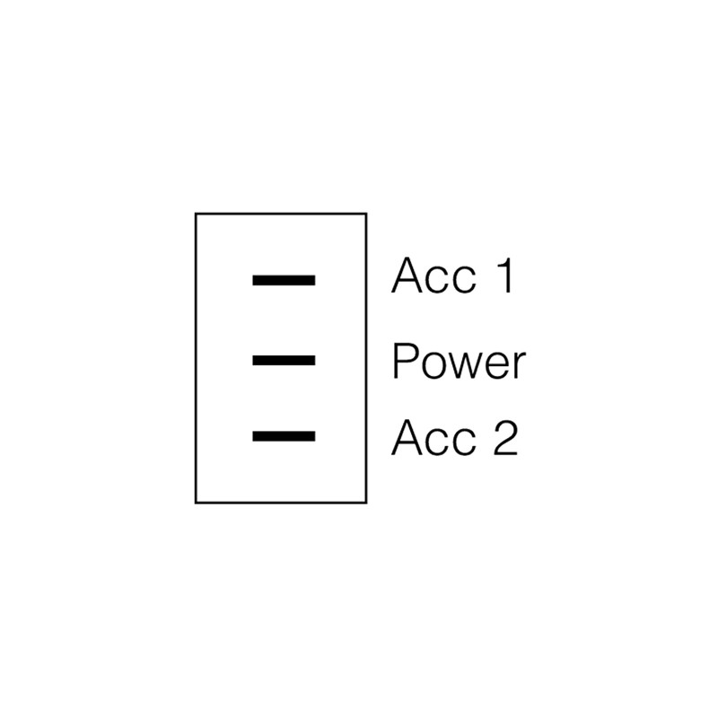 SWITCH ROCKER ON/OFF/ON